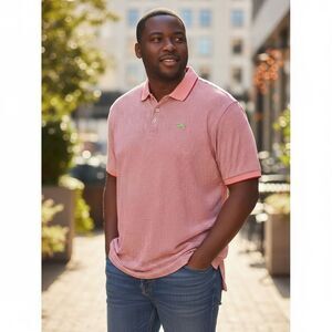 Tommy Bahama Pima Cotton Striped Polo Shirt Size 3XL